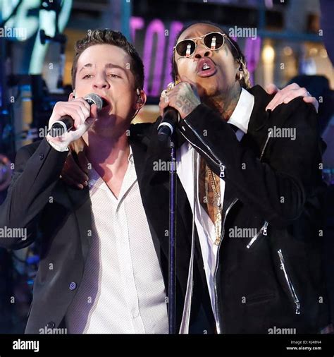 Wiz Khalifa & Charlie Puth Stock Photo - Alamy