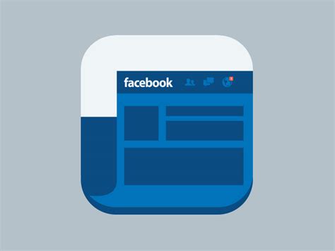 Flat Facebook Icon #308401 - Free Icons Library