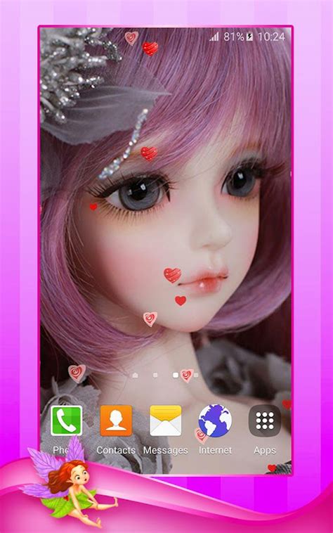 Cute Pink Doll Wallpaper For Phone