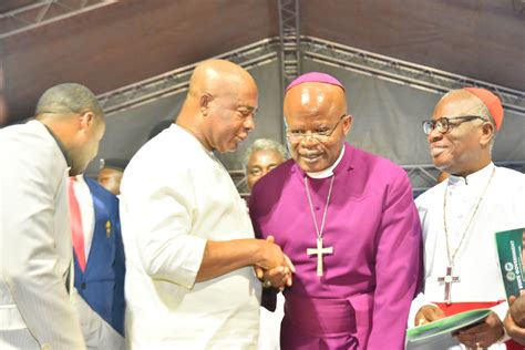 Uzodimma Meets Anglican Archbishop New Dawn Nigeria