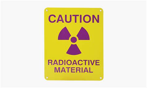 Sign, Caution Radioactive Material - Caution Radioactive Material Sign ...