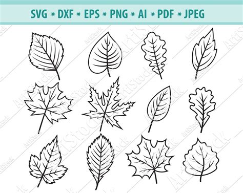 Fichier Faf Svg Feuilles Svg Automne Svg Feuilles Dautomne Etsy France