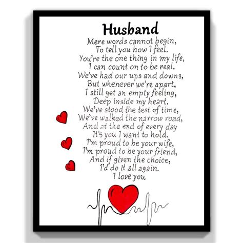 Birthday Husband Card Print. I Love You Card for Him. Birthday - Etsy