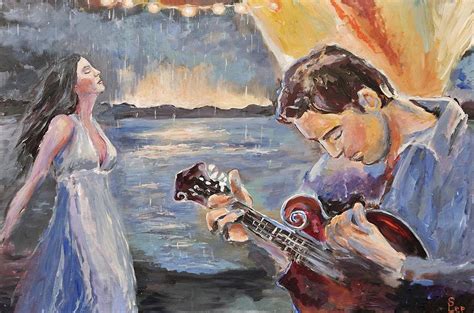 Mandolin Rain Painting by Shannon Lee | Fine Art America