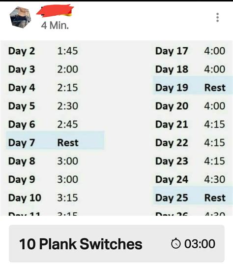 I participated in the Daily Plank Hold Challenge. In just 9 days, I was ...