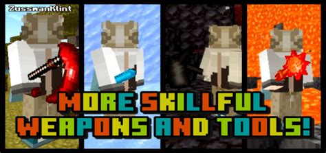 More Skillful Weapons And Tools Minecraft Addon