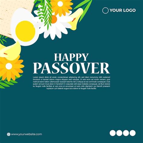 Premium Vector Vector Illustration Happy Passover Greeting