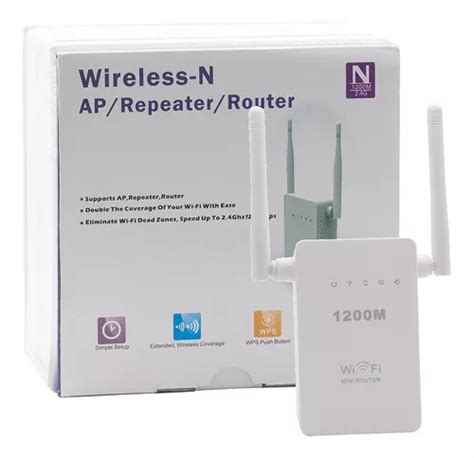 Repetidor Amplificador De Sinal Wireless Wifi 2 Antenas Parcelamento