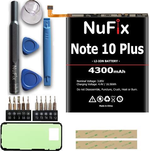 Nufix Battery Replacement For Samsung Note Plus Mah Compatible