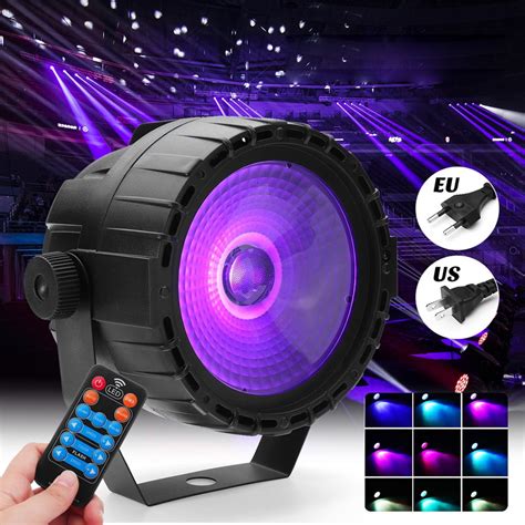 30W COB UV LED Black Light Super Bright RGB Color Changing Stage Par