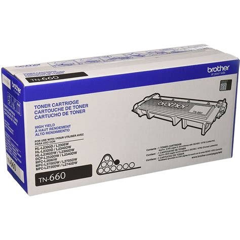 Brother Genuine High Yield Toner Cartridge Tn Replacement Black