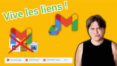 A bas les pièces jointes dans les mail YouTube