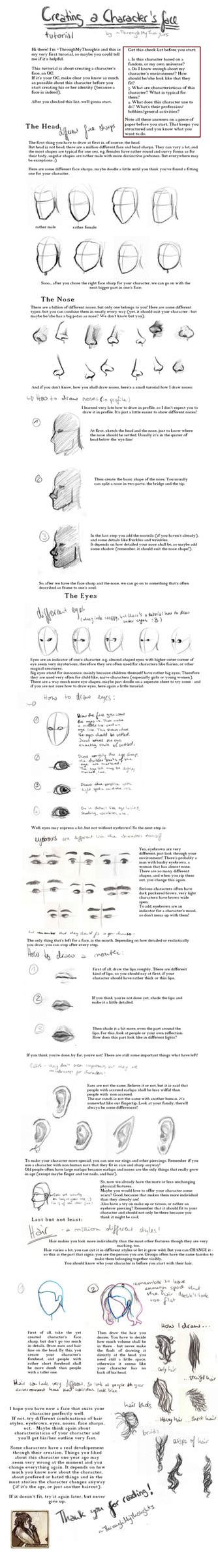 Creating a Character's face - tutorial by inky-thoughts on DeviantArt