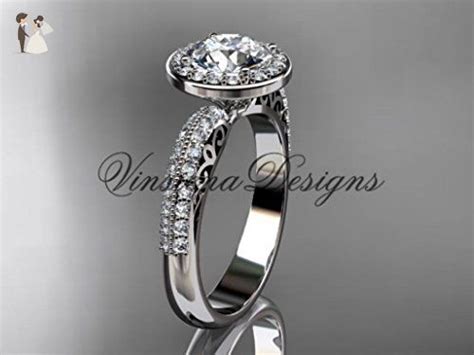 Platinum Diamond Fleur De Lis Engagement Ring