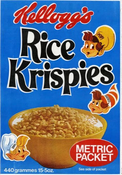 Kellogg's Rice Krispies - 1976 | Kelloggs rice krispies, Kellogs, Best ...