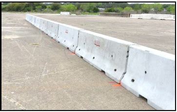 32-inch Tall F-Shape Free-Standing Portable Concrete Barrier - Roadside ...