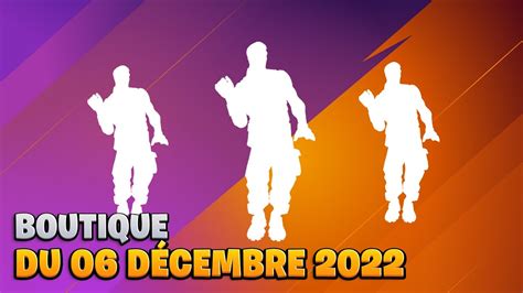 BOUTIQUE FORTNITE DU 06 DÉCEMBRE 2022 ITEM SHOP DECEMBER 06 2022