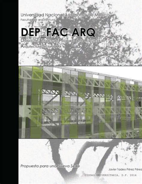 Repositorio De La Facultad De Arquitectura Dep Fac Arq Divisi N De