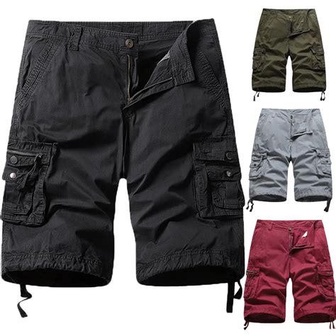 Pantalones Cortos De Carga Para Hombre Pantal N T Ctico Informal