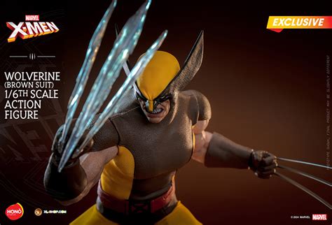 Hot Toys HONO STUDIO HS03 1 6 X Men Wolverine Brown Suit Action