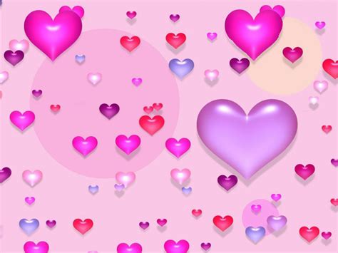 Pink hearts background |The Free Images