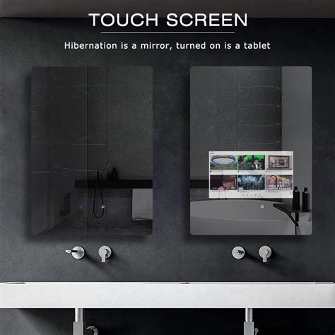 Stanhom Hotel Bathroom Wall Interactive Smart Lcd Touch Screen Mirror