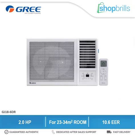 Gree 2HP Window Type Full DC Inverter With Remote Aircon GJ18 6DR