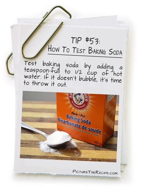 How To Test Baking Soda | Baking soda, Baking tips, Food hacks