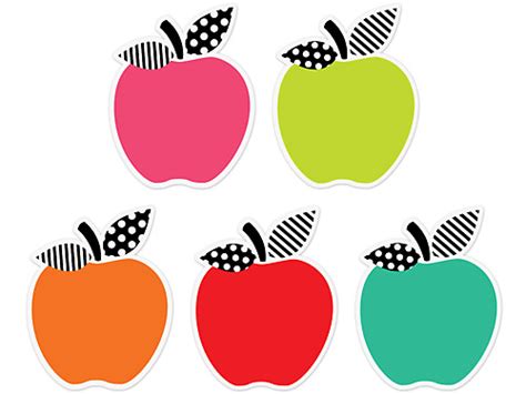 Black White And Stylish Brights Apple Accents At Lakeshore Learning