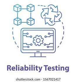 Reliability Testing Concept Icon Software Development Stock Vector