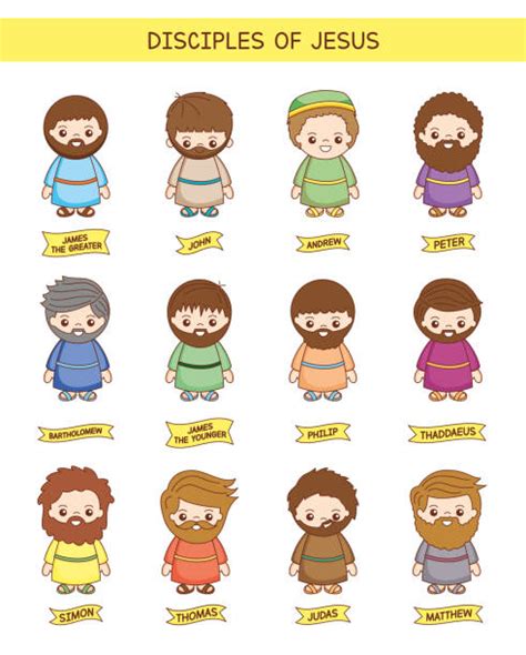 Jesus And The 12 Apostles Clipart Illustration Par 48 Off