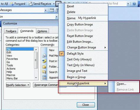 How To Create A Hyperlink Button In Outlook