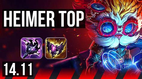 Heimerdinger Vs Vladimir Top K Comeback K Dmg Games Euw