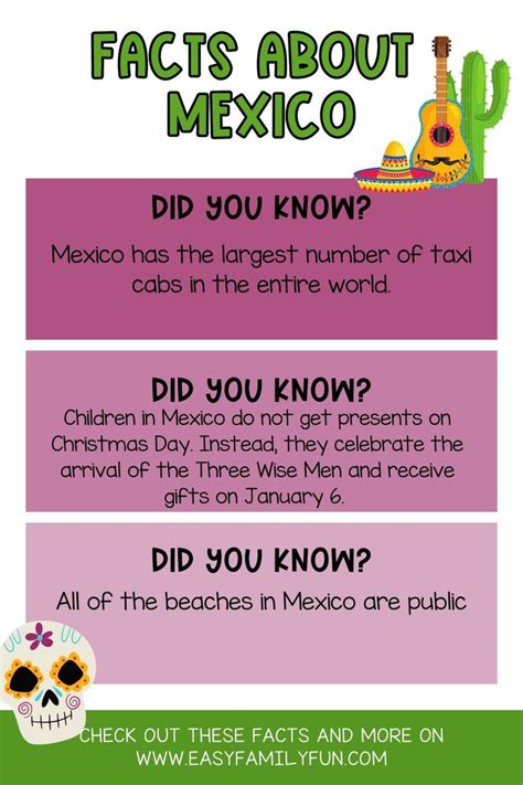 100 Fascinating Facts About Mexico Fun Facts About Mexico Facts For