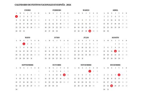 Calendario Laboral Espa A D As Festivos Y Puentes Descubre