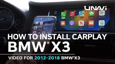 How To Install APPLE CARPLAY In BMW X3 2012 2013 2014 2015 2016