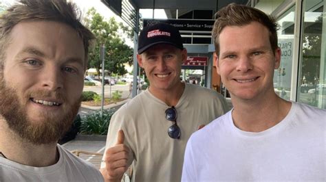 Steve Smith And Marnus Labuschagne Spotted In Cairns Cbd Getting A Pre