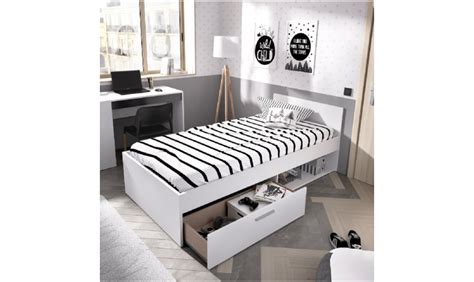 Cama Compacta Con Caj N Y Hueco Con Espacio