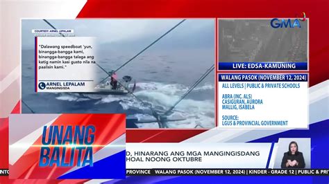 China Coast Guard Hinarang Ang Mga Mangingisdang Pinoy Sa Escoda Shoal