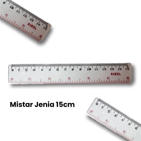 Jual Penggaris Mistar Plastik Bening Transparant Cm Plastic Ruler