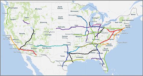 Us Map I40 The Crosscountry Artery Fueling Americas Freight And Mobility