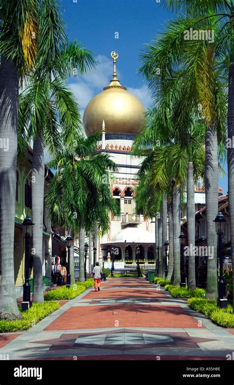 Masjid Sultan Mosque A National Historic Site In Singapore Stock Photo