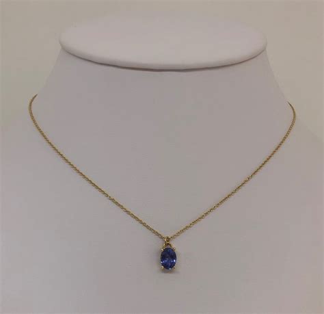 18 kt. Gold - Necklace - Tanzanites - Catawiki