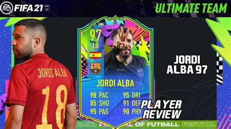 MUCHO MEJOR QUE SU CARTA TOTS JORDI ALBA 97 SUMMER STARS FIFA 21 YouTube