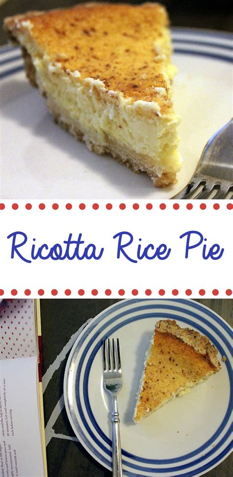 Ricotta Rice Pie Fresh From The