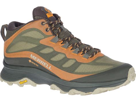 Merrell Moab Speed Mid Hiking Boots Gore Tex Black Asphalt Men S