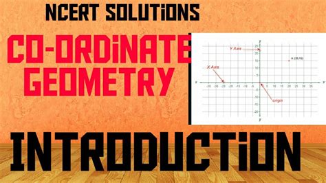 Coordinate Geometry Introduction Class 9th Class 10th Ncert By Ss Youtube