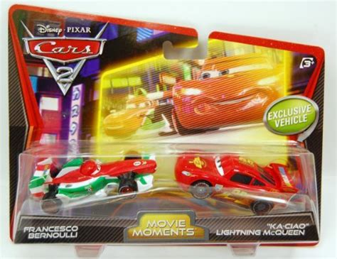 Buy Mattel Disney Pixar Cars2 Moviemoments Francesco Bernoulli And Ka Ciao Lightning Mcqueen