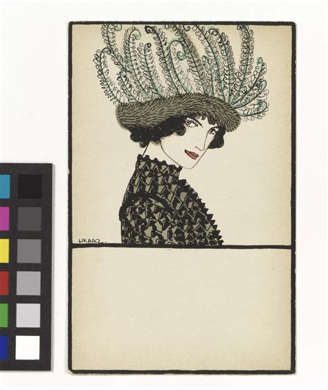 Postkarte Der Wiener Werkst Tte Nr Hutmode Wien Museum Online