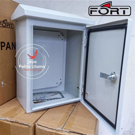 Box Panel Listrik FORT 40x30x20 Metal Outdoor Full 1mm Pabrikan Merk